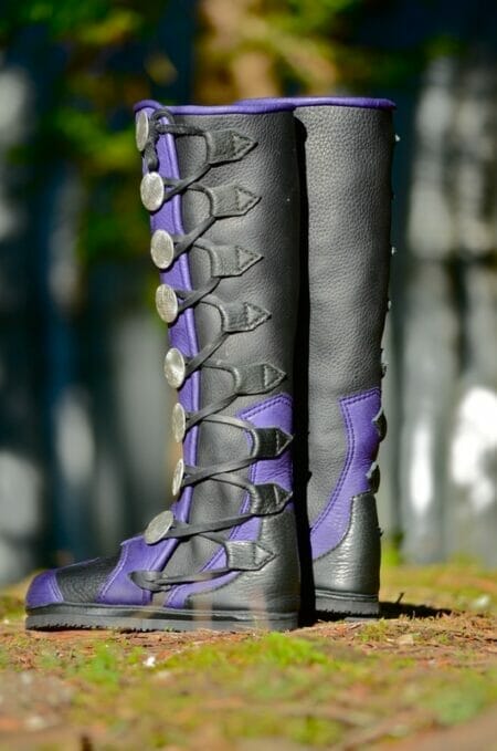 Plum Fairy Custom Moccasins - Image 3